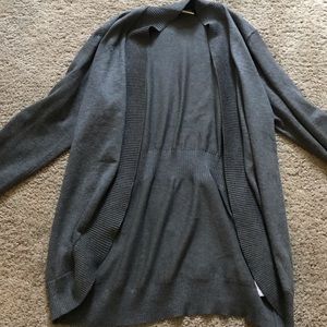 Gray cardigan